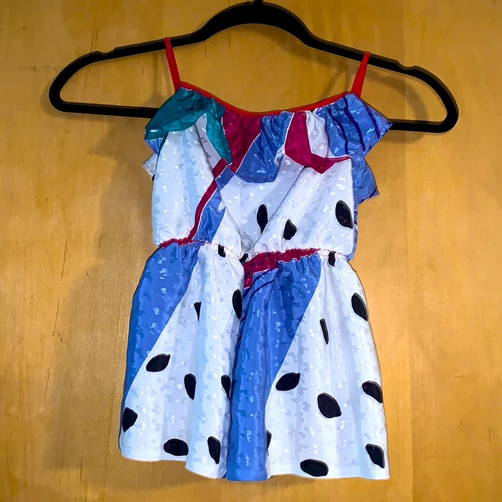Handmade vintage girls dress 3rd picture is the back.